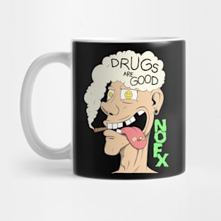 NOFX band merch - Drugs Are Good design Mug